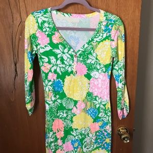 adorable Lilly 3/4 sleeve t shirt dress